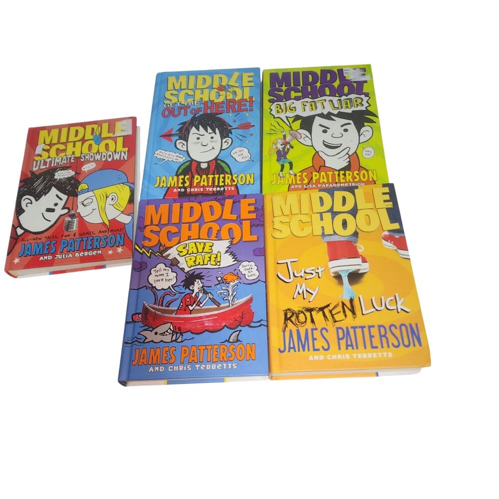 MIDDLE SCHOOL EUC SET OF 5 SERIES OF BOOKS